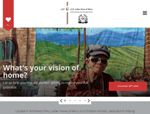 Tablet Screenshot of lutherhome.org